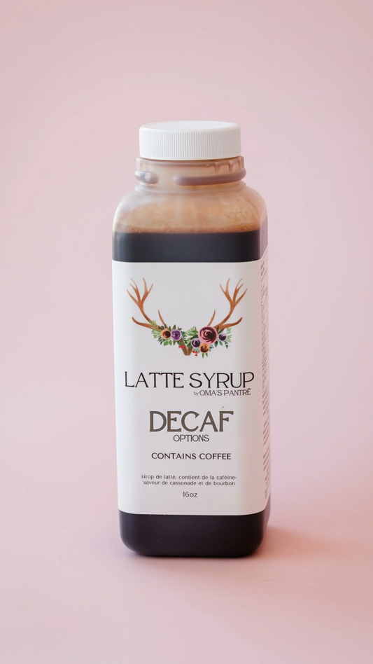 Decaf Latte Syrups